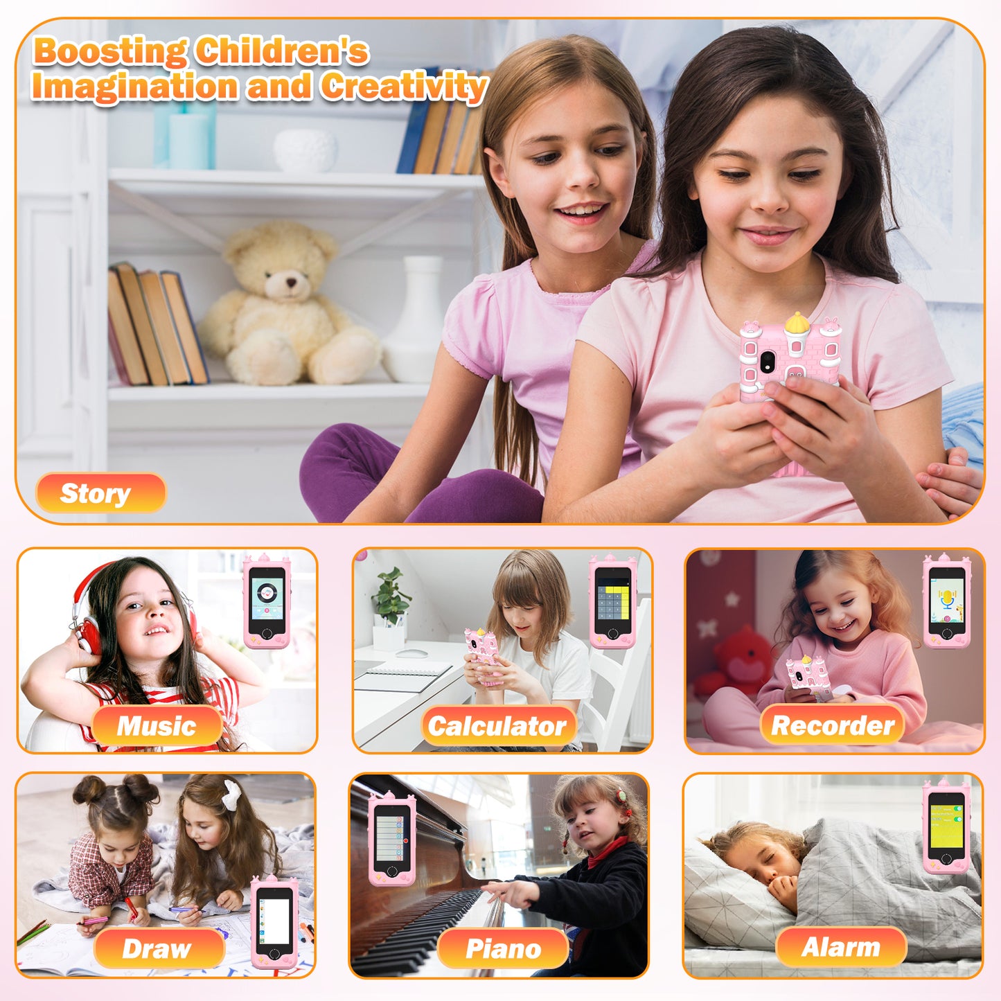 Kinder-Smartphone für Mädchen und Jungen