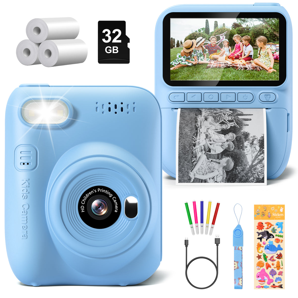 Cimizi Appareil Photo Enfant, 2.0 Pouces Appareils Photos Numériques Cadeau Jouet pour Enfants 3 à 12 Ans, Cadeau Garçons & Filles de Noël d' anniversaire, Enregistreur Vidéo HD 1080p avec 32GB Carte Cimizi Appareil Photo Enfant, 2.0 Pouces Appareils Photos Numériques Cadeau Jouet pour Enfants 3 à 12 Ans, Cadeau Garçons & Filles de Noël d' anniversaire, Enregistreur Vidéo HD 1080p avec 32GB Carte