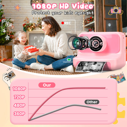 GOFUNLY Kids Camera Instant Print for Kids | H3