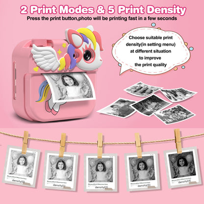 GOFUNLY Kids Camera Instant Print for 3-12 Toddlers | C11