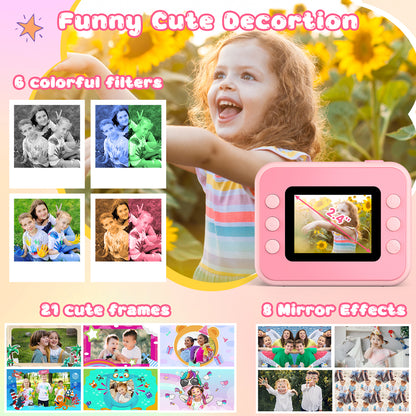 GOFUNLY Kids Camera Instant Print for Kids | H3