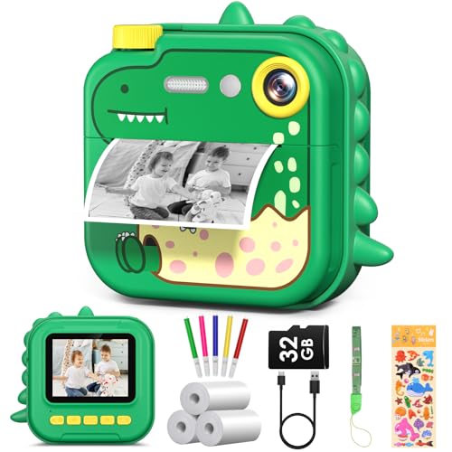 GOFUNLY Kids Camera Instant Print with 32GB Card | C1